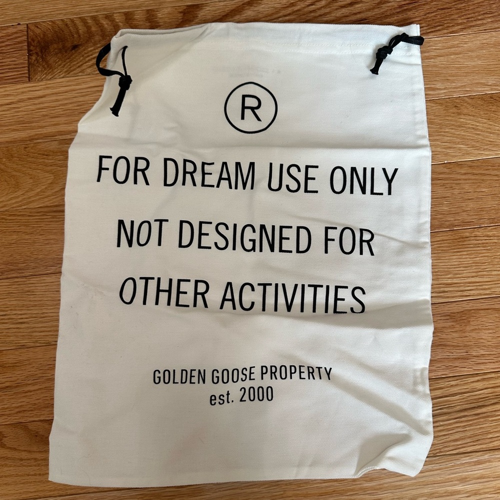 Golden goose dust bags